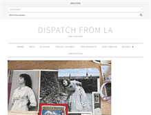 Tablet Screenshot of dispatchfromla.com
